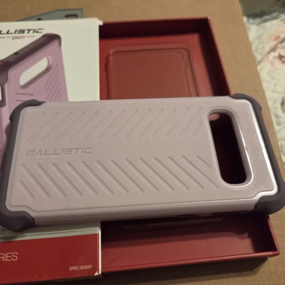 Ballistic Samsung Galaxy S 10 Phone Tough Jacket 6ft Drop Test  Light Purple